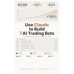 Use Claude to Build 7 AI Trading Bots Audiolibro Por J Cook arte de portada