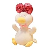 Ycco Realista pequeño polluelo Pato nudo de la mariposa rellena felpa Amortiguador lindo de la muñeca de los niños juguete de regalo Huggable de la almohadilla de tiro de Colección cómodo suave calien