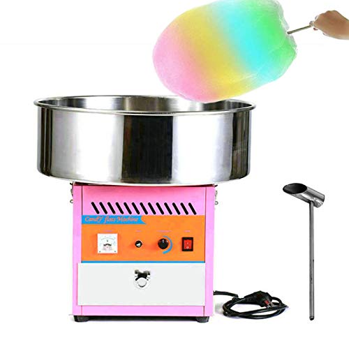 ZCED Zuckerwattemaschine 1000w 50cm Edelstahl Zuckerwatte Maschine Elektrische Zuckerwattegerät Zuckerwatteautomat…