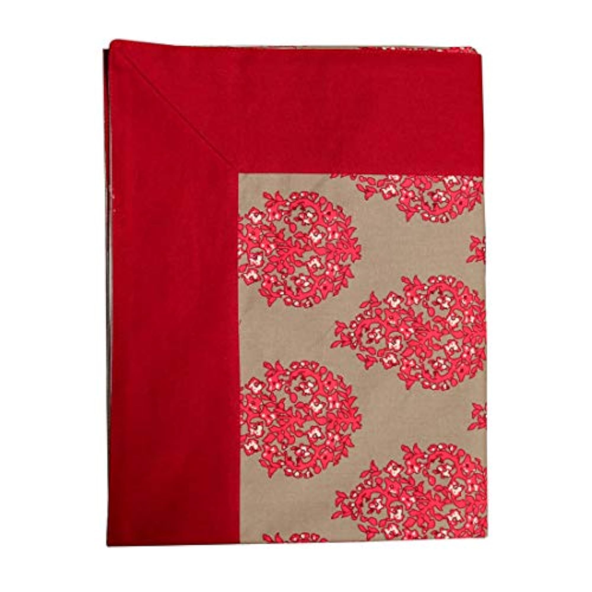 Handmade Cotton Rectangular Table Cover for 4 Seater