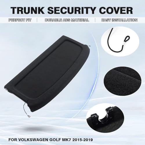 Image of Powerty Cargo Cover for 2015-2019 Volkswagen Golf GTI MK7 Accessories
