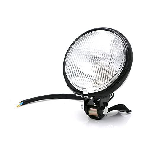 DUILU Faro a LED per moto rotondo universale Faro
