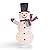 Joiedomi Snowman Christmas Outdoor Decoration, 150 LED Lighted Christmas Holiday Decorations, Collapsible Snowman Yard Lights Backyard Garden Lawn Xmas Decor, Red Scarf