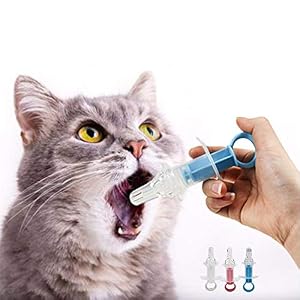 OMEM Pet Medicine Syringe Feeder Solid Liquid Feeding Tools Advanced Professional for Newborn Kittens Puppies Small Animals OMEM Pet Medicine Syringe Feeder Solid Liquid Feeding Tools Advanced Professional for Newborn Kittens Puppies Small Animals