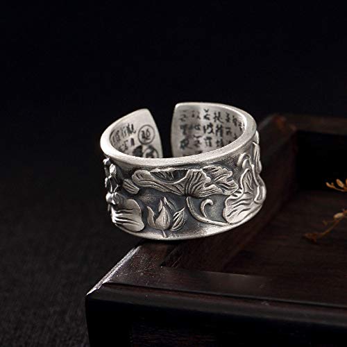 Handmade bielry unique for mâle dames avec bague ajustable Heart Sutra - 4
