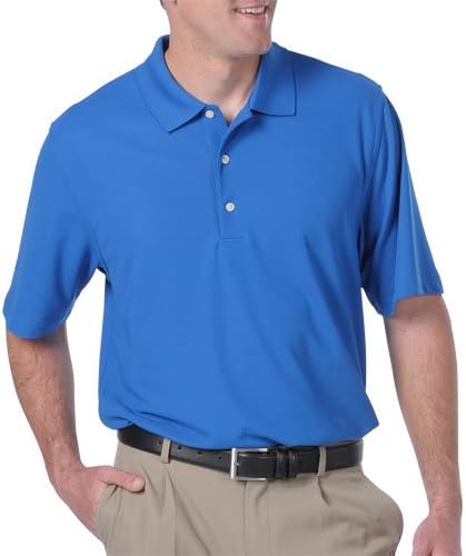 Greg Norman Men's Protek micro pique solid polo