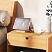 Eadvreit Book Stand, Wooden Triangle Book Holder, Book Rest with Cup Holder, Small Bookshelf Suitable for Reading or Desktop Decoration, Coffee and Book Lovers Gifts