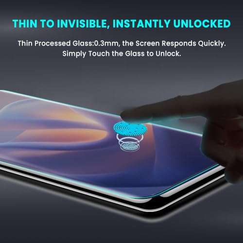 Image of FIRST MART Matte UV Tempered Glass for Motorola Edge 60 Fusion, Motorola Edge 60 Pro & Edge 60 | Anti-Glare Curved Screen Protector, 9H Scratch Resistant, Fingerprint Compatible, Case-Friendly | Pack of 1