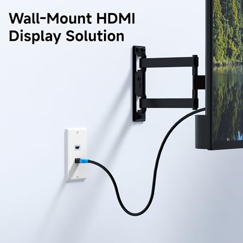 Wall plates de alta resistencia Cable Matters 800042x2 acabado premium 5