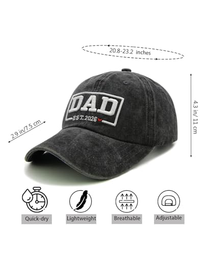 Casquette dad est 2025 le cadeau parfait pour la fête des pères et les futurs papas - 3