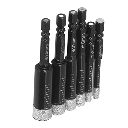 Set de Brocas de Diamante Segrehy 6 Piezas 5mm-14mm miniatura 3