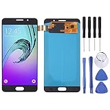 Nuevo y de alta calidad GGQ Conjunto Completo de Pantalla LCD y digitalizador AYS (Material OLED) for Galaxy A7 (2016), A710F, A710F / DS, A710FD, A710M, A710M / DS, A710Y / DS, A7100 (Negro) (Color : Black)