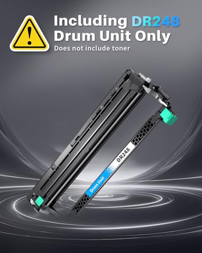 INK4U DR248CL Trommel (4er-Pack, Extra Hoch) kompatibel für Brother DR-248CL Trommeleinheit für TN248 XL Toner TN248XL für MFC-L3740CDW Toner MFC-L3760CDW DCP-L3560CDW L3520CDW HL-L3240CDW HL-L3220CWE