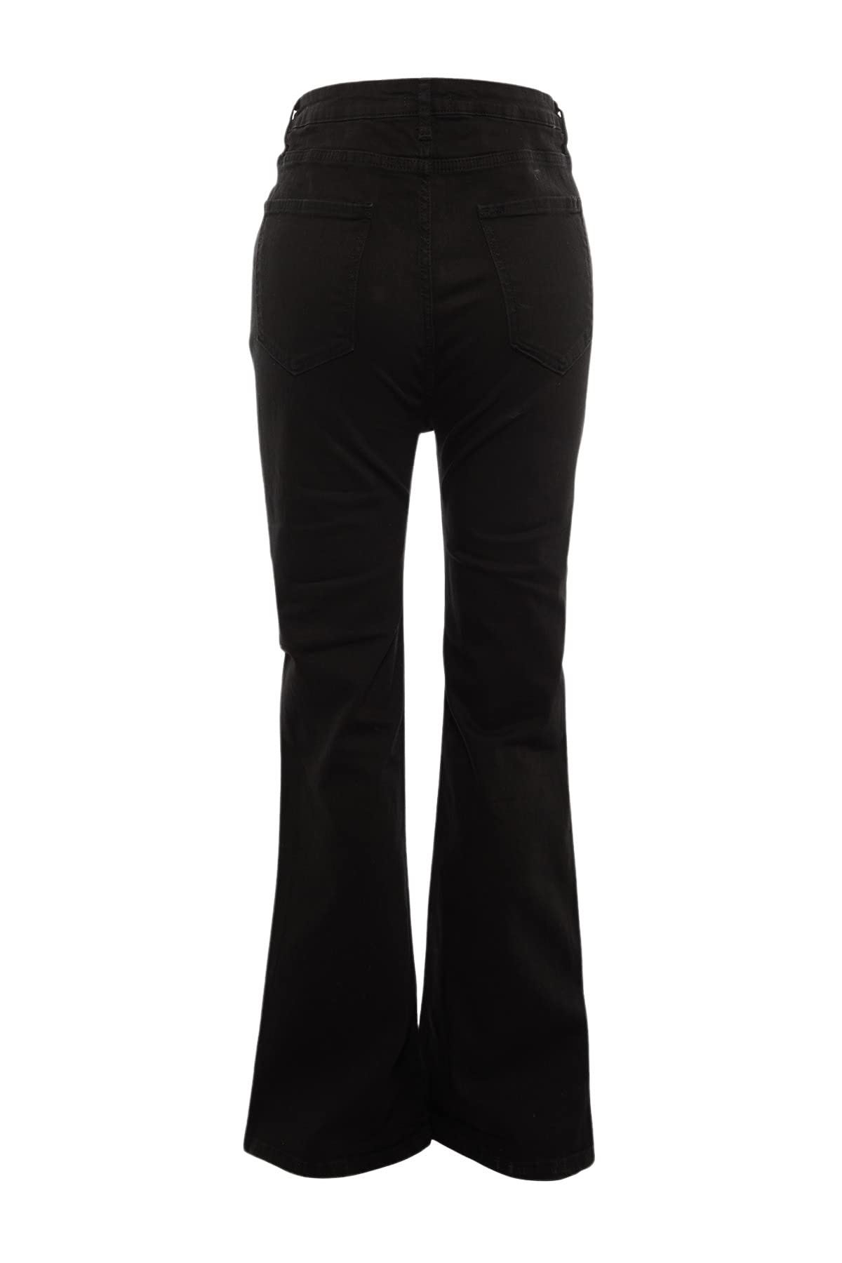Trendyol Women Plus Size High Waist Flare Leg Plus Size Jeans