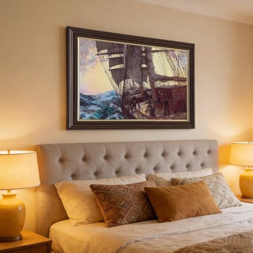 Impression sur toile Trimming The Sails tableau déco salon 20x30 cm - 4