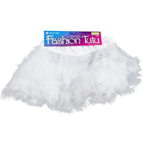 Loftus International Star Power Princess Girls Costume Petticoat Tutu Skirt White One-Size Novelty Item