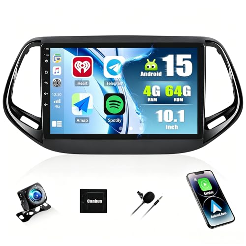 Autoradio CarPlay sans fil pour connecter votre smartphone en Jeep Compass