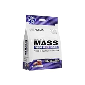 Method Mass Gainer Powder, Milk Chocolate, 6kg, 100 Scoops | High Calorie, Whey Protein Powder, Weight Gain, Muscle Growth