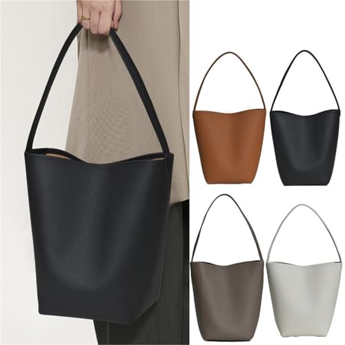 Genuine Leather Bucket Bag Tote Bag Single Shoulder Handbag Casual For Women2