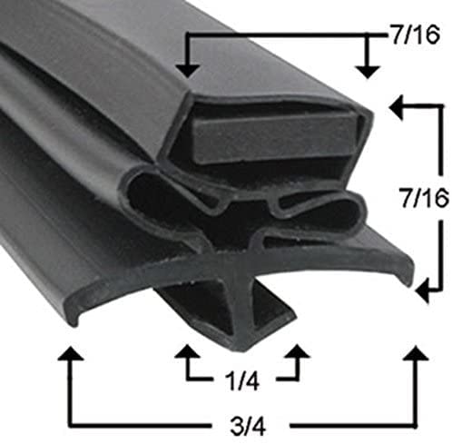Passeal – 712-013C-01 Door Gasket Size - 21 3/4 x 49 1/2 - Beverage-Air Door Seal for Cooler or Freezer – Compatible with Beverage-Air 712-013C-01 Refrigeration Gasket