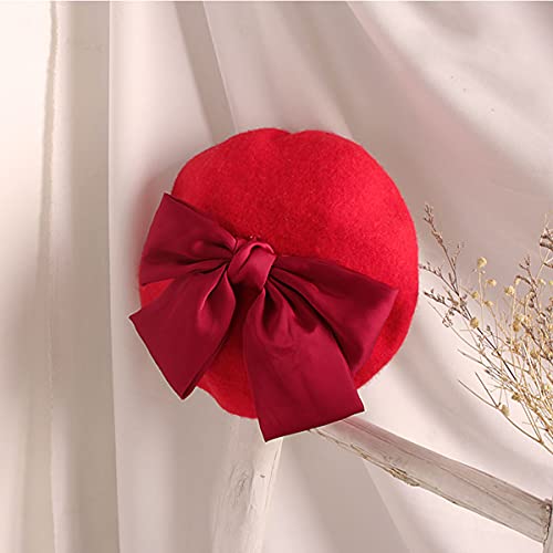 seven wolves Cute Kids Hat Winter Wool Beret Hat Beanie Cap Floppy Fedora Hat Artist Dome Beret Cap2