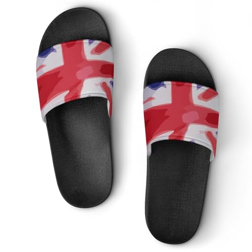 Claquettes femme Union Jack : des pantoufles de bain cocooning pour vos moments de douceur