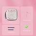 Sakura Finger Thumb Piano Portable 17/21 Keys Pink Mini Kalimba Finger Musical Instrument Gifts for Beginners (Transparent 21 Keys)