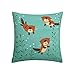 Funda De Almohada para Cojín Nutrias Felices Almohada Caso Coloridas Throw Pillow Case Decorativa Hogar Fundas De Cojín 45X45Cm para Sala De, Cama, Hogar