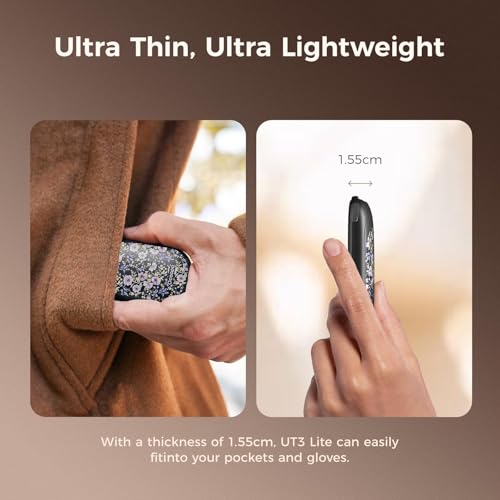 OCOOPA Magnetic Hand Warmers Rechargeable 2 Pack, Electric Handwarmers, Smart Heating UL Certified, 3-Settings,Portable Heater, Ultra Slim Pocket,... - Image 3