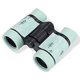 Compact Shockproof Binoculars for Kids Bird Watching, 5X30 High Resolution Clear Waterproof Optics B