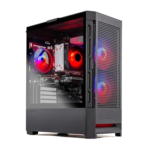 Skytech Blaze4 Mini Gaming PC, Ryzen 7 5700 3.7 GHz (4.6GHz Turbo Boost), NVIDIA RTX 4070 Super 12GB GDDR6X, 1TB SSD, 16GB DDR4 RAM 3200, 650W Gold PSU, Wi-Fi, Win 11 Home