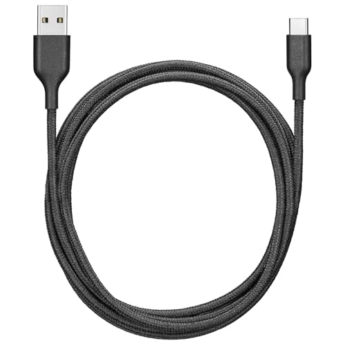 Image of Best Buy essentials Phone Charging Cables & USB Accessories - Lightning, USB-C & USB Cables, USB Hubs & Power Accessories (USB-C to USB Cable, 6 ft (BLK))