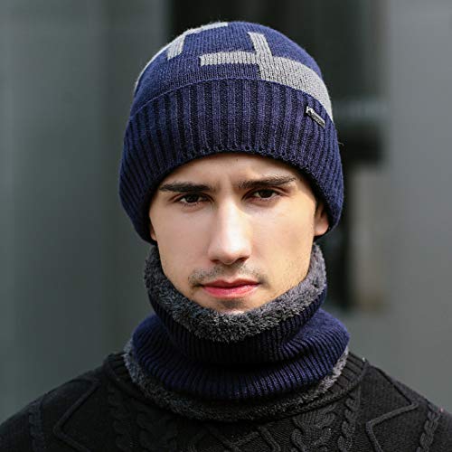 Chapeau tricoté pour hommes en coton d'hiver premium aux finitions soignées
