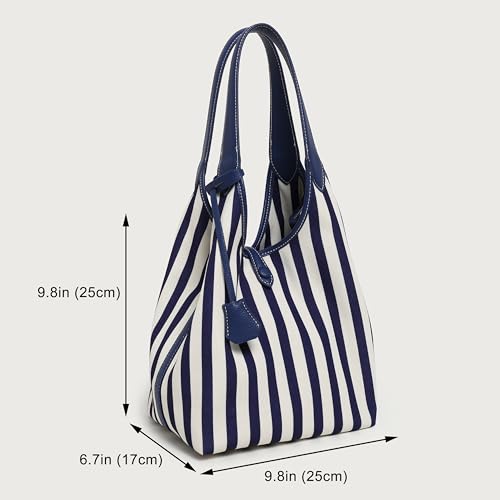 Rejolly Bucket Tote Bag for Women Polo Leather Shoulder Handbag Designer Purse Medium Size3