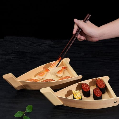 Bandeja para Sushi Forma Barco 31 cm MEDIUM Reutilizable miniatura 6