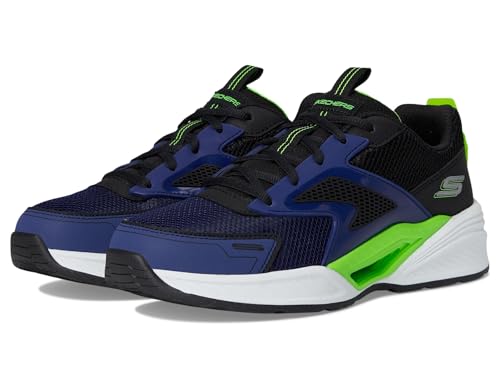 Skechers Baskets Techno-Drift garçon avec semelle amortissante légère