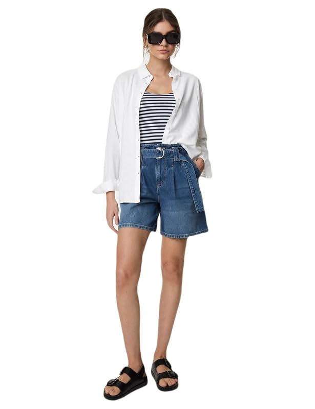 marks & spencer Women's Linen Relaxed Fit Shirt-picture-22