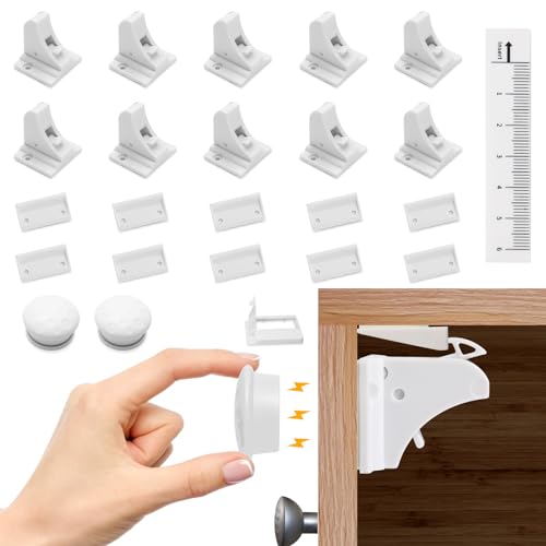 Axfvd CABINET LOCKS BABY PROOFING Cabinet Locks Children Proofing - Magnetic Baby Proof Cabinet Drawers Locks cover