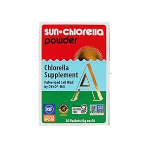 Sun Chlorella Powder Green Algae Superfood Supplement Supports Whole Body Wellness Immune Defense, Gut Health & Natural…