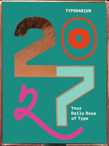 Typodarium 2027 anglais calendrier typographie design graphique - 2