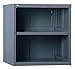 Vidmar/Stanley Black & Decker - RP1182VG - Overhead Cabinet, Open Face Cabinet Doors, 30 inW x 27 3/4 inD x 31 inH, 2 Shelves, Gray