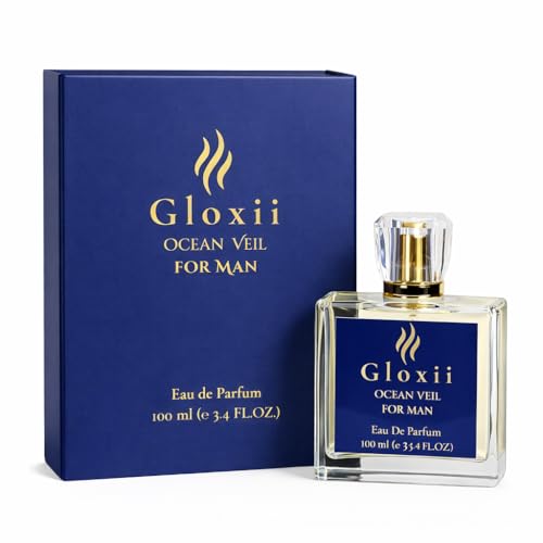 Image of Ocean Veil Eau De Parfum for Men | Fresh Aquatic Long Lasting Perfume | 100 ml | Refreshing all-day scent