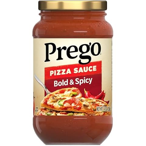 Prego Bold and Spicy Pizza Sauce, 14 OZ Jar Cover
