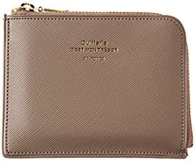 [DELFONICS] Quitterie Half Zipper Case 1 inner pocket Coincase Card holder 50025 Greige