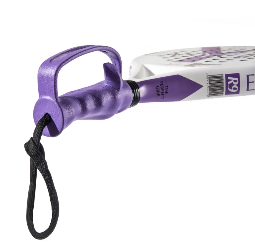 EasyGrip R9 Light Rakieta do padla z prawej strony, włókno szklane 350 g, ergonomiczny uchwyt EasyGrip z miękkiej pianki EVA, szeroki Sweetspot, lekki i precyzyjny, komfort i profesjonalna kontrola