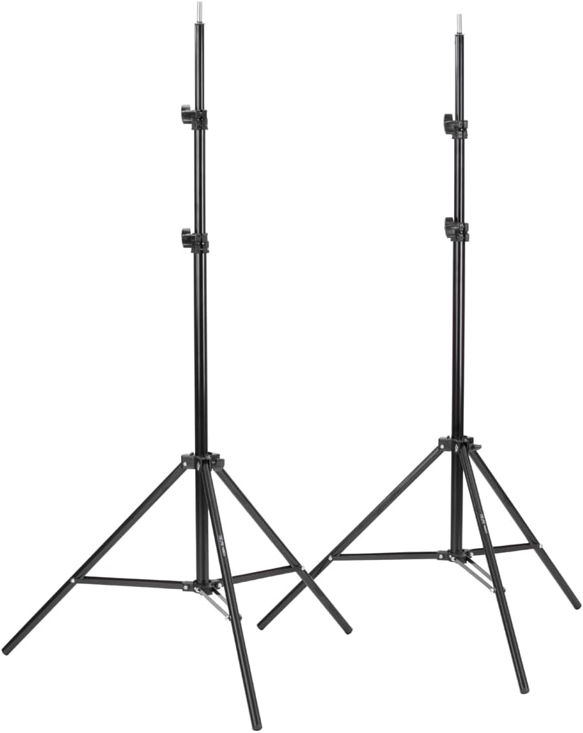 Takama Photo Video Studio 10Ft Adjustable Backdrop Support System Light Stands with Background Holder Kit