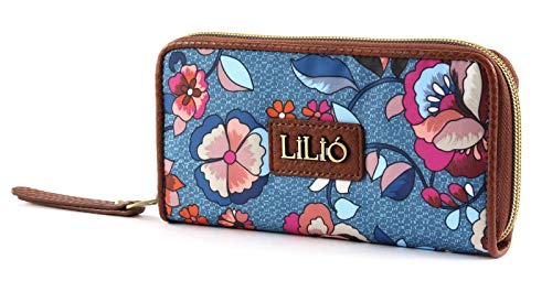 Preisvergleich Produktbild LiLiÓ Amsterdam M Zip Wallet Teal