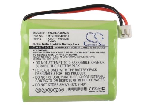 Batería compatible 4.8V para Janosch MBF4080, MBF5050, MBF5151 miniatura 5