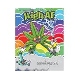 High AF Adult Weed Coloring Book