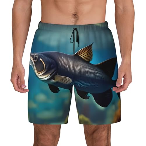 Bañador de hombre transpirable Subacuatic Catfish Print que evita la humedad